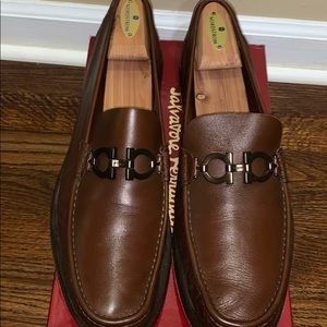 Salvatorre Ferragamo Faro New Brown Calf - Size 11
